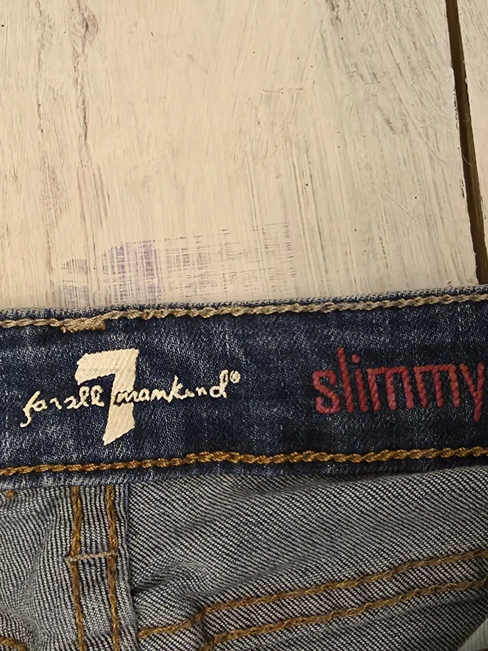 7 For All Mankind Slimmy Jeans in Faded Blue Boys sz 14